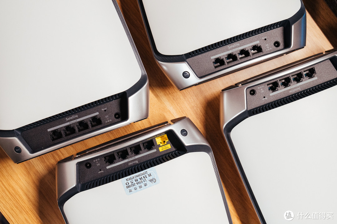 高端Mesh路由器中的“天花板”,五只路由组网体验:网件Orbi RBK855