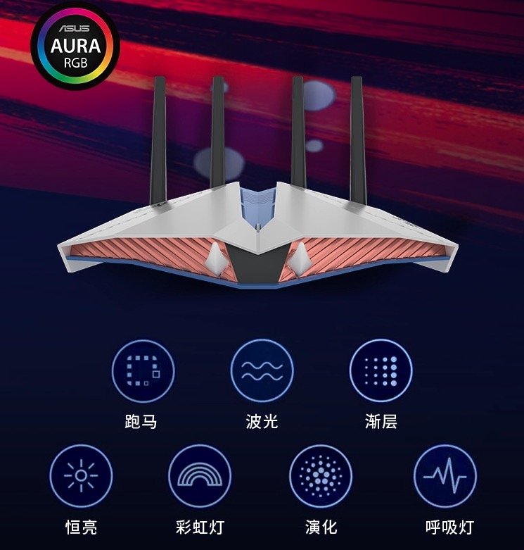 华硕 RT-AX82U 鬼灭之刃联名路由器上市:双频 5400M 、160MHz 频宽