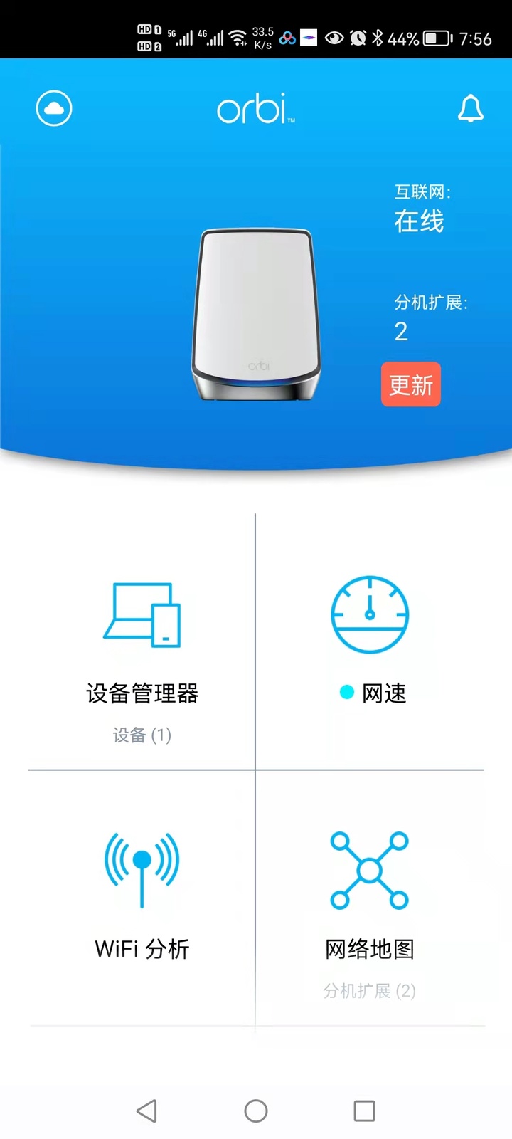 网件(NETGEAR)Orbi RBK753分布式路由器测评