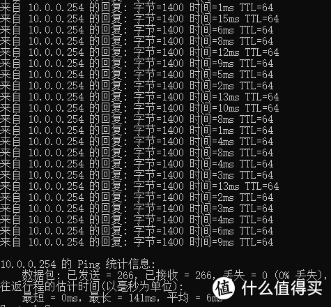 在冲突后模拟中,大多数返回包超过1毫秒。