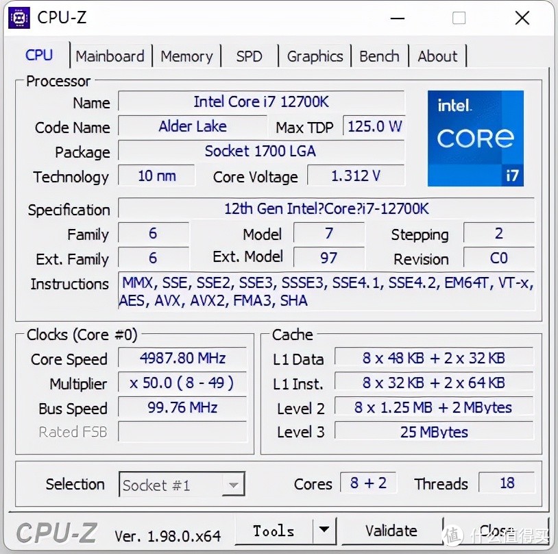 浅谈12代i7-12700K超频:提升明显,温控尚可,但小核表现诡异