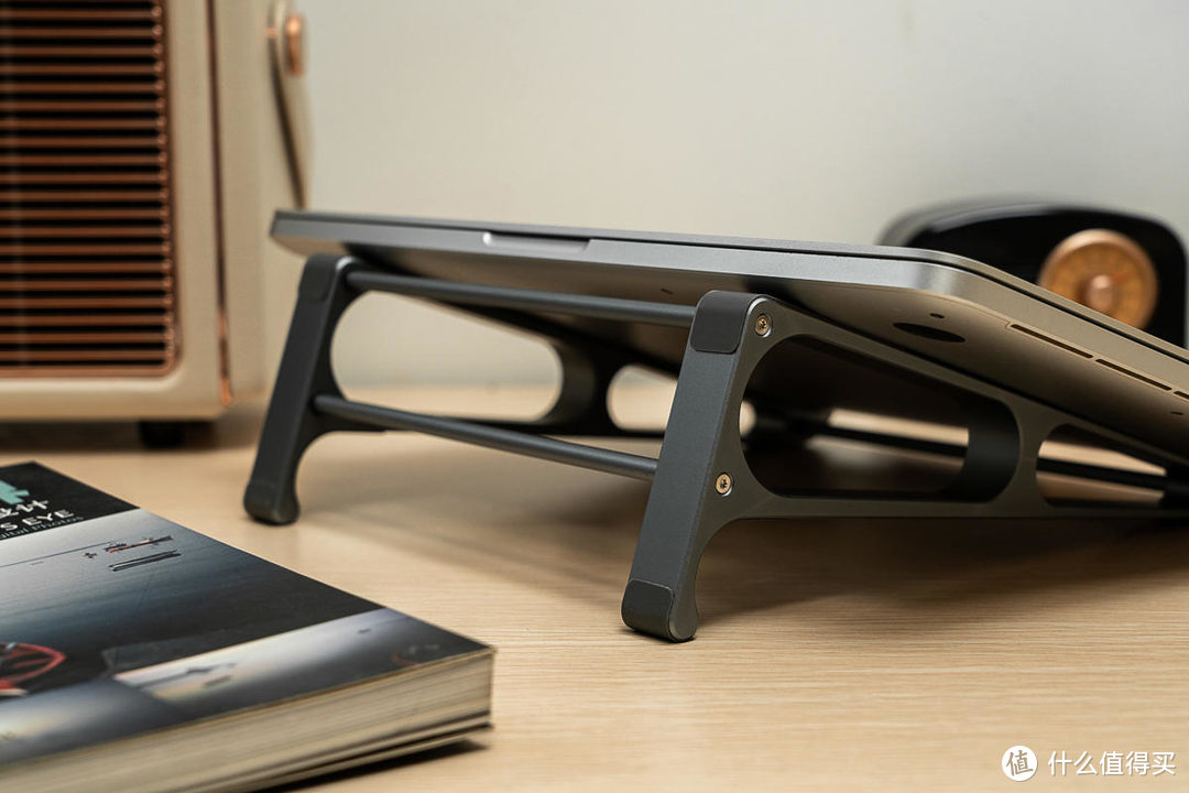 钢筋铁骨,站如松坐如钟,ORICO铝合金笔记本电脑支架体验