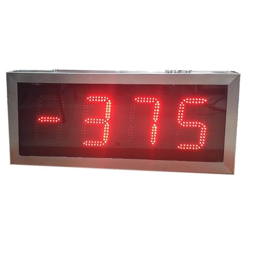 最近推出的大型屏幕巨型数字管式仪表钢制造数字显示屏幕温度电子查看z面板湿度压力