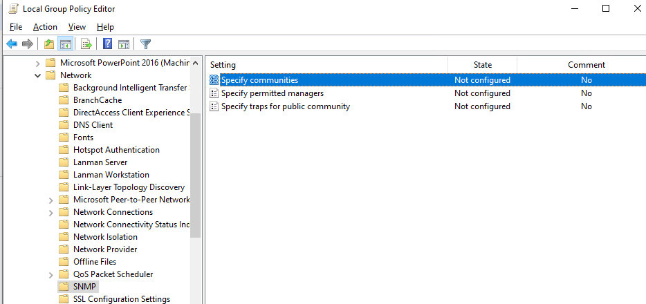 SNMP 客户端 Windows 10