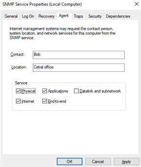 Windows 10 启用 snmp