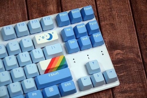 天空轴,热拔插,秒换壳,达尔优a87天空版机械键盘