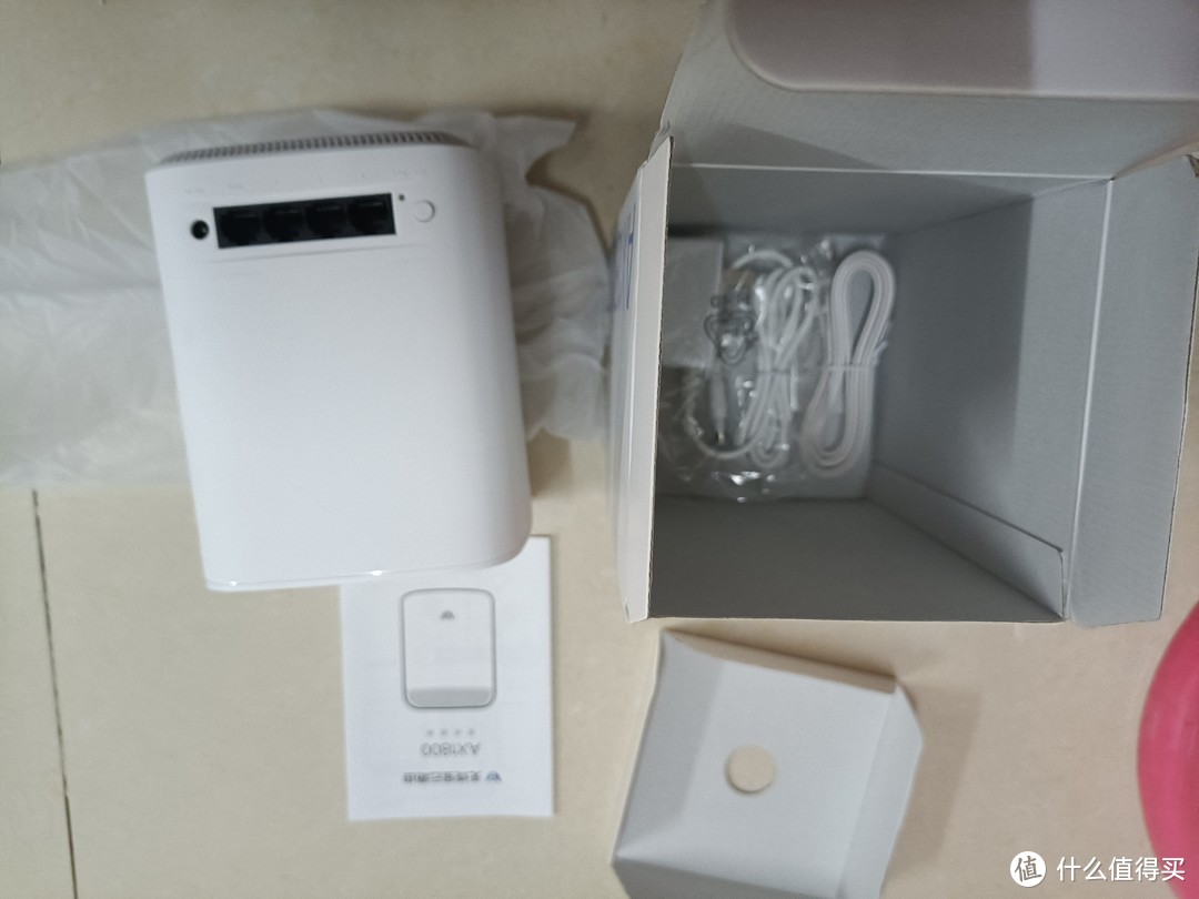 京东云 无线宝 畅享版 千兆无线路由器 Wi-Fi6  白色简单开箱，感觉不如信号不如上一代