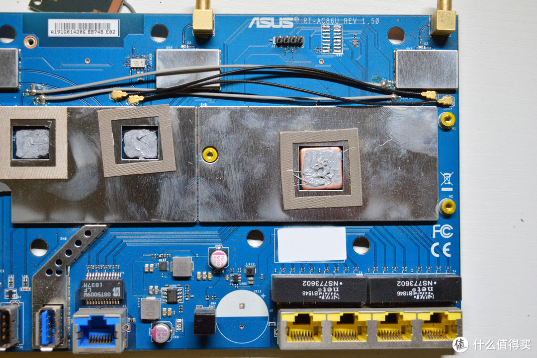 AC86U散热魔改，换铜片导热开天窗加风扇