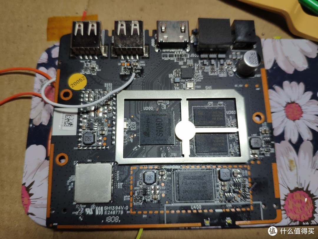 写好固件的128G 焊回到n1主板上就大功完成了