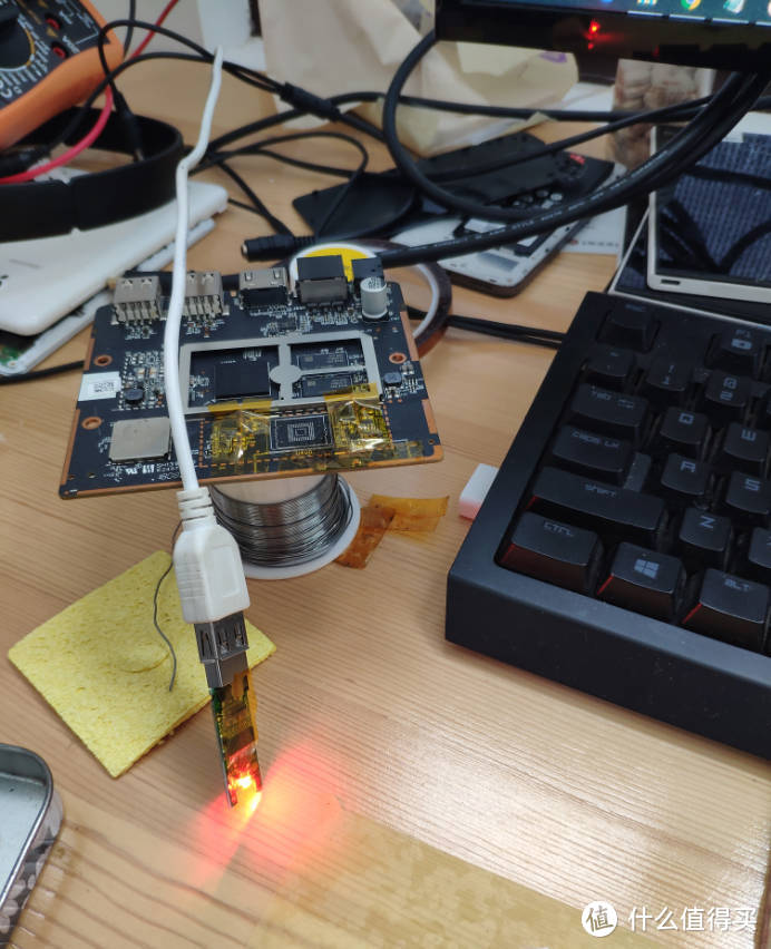 焊好读取n1的固件