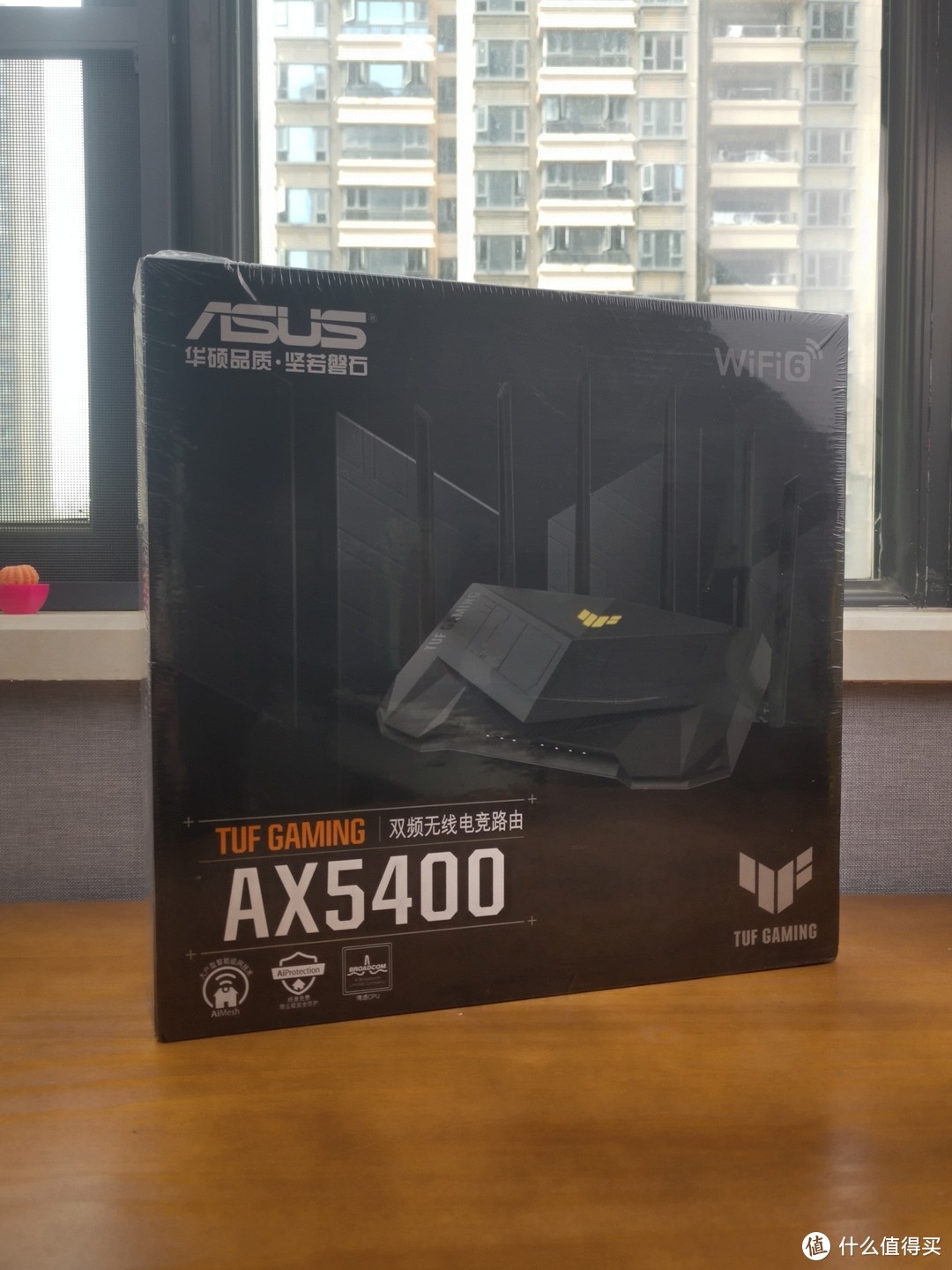 感谢张大妈 抽奖抽到的华硕ax5400收到了