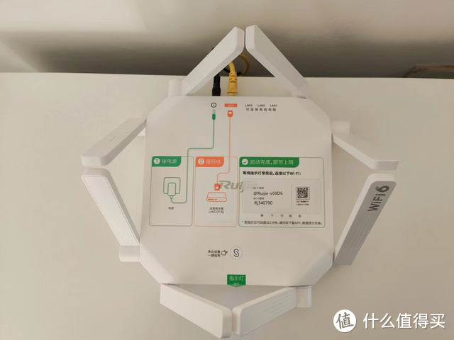 入门价格硬核实力，锐捷大白体验：免配置的WiFi6路由器