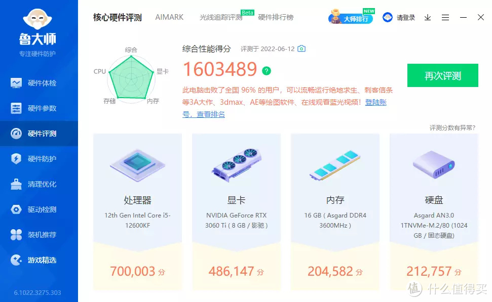 纯白主题，我给自己装了一台intel 12代处理器的电脑主机