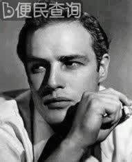 美国影星马龙·白兰度出生