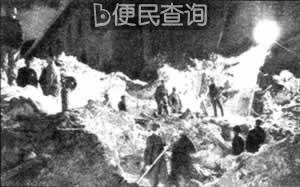 阿尔卑斯山发生巨大雪崩