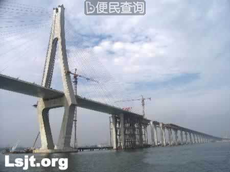 我国首座悬索桥海湾大桥竣工
