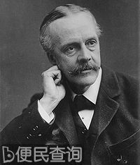 英国首相亚瑟·贝尔福逝世