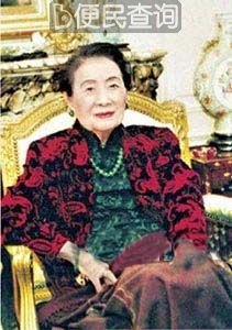 宋美龄女士逝世
