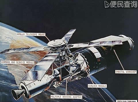 美国“天空实验室”烧毁