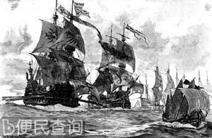 英国击溃西班牙无敌舰队
