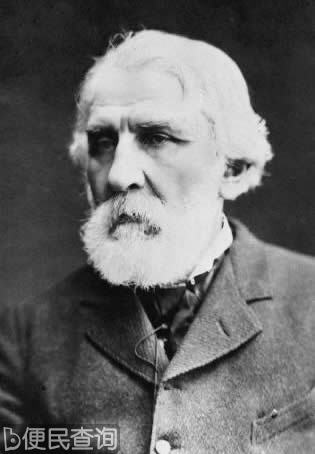 俄国著名作家屠格涅夫逝世