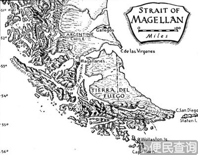 葡萄牙探险家麦哲伦率领西班牙船队成功穿过麦哲伦海峡