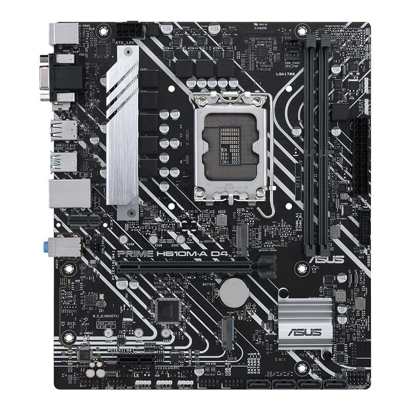 asus prime h610m-a d4主要理事会cpug 7400/12400f(intelh 610/lga