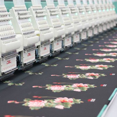 014宝轮电脑绣花机 玩具工艺画童装婚纱国产 高速绣花机 窗帘绣花机