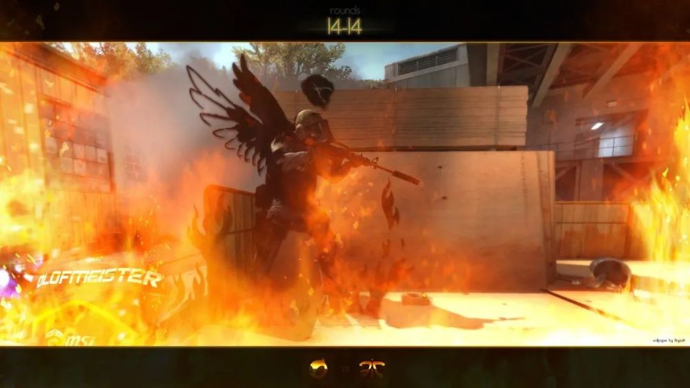 csgo 电脑 壁纸第18期-浴火战神奥拉夫_在线网速测试