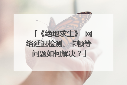 《绝地求生》 网络延迟检测、卡顿等问题如何解决？