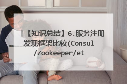 【知识总结】6.服务注册发现框架比较(Consul/Zookeeper/etcd/Eureka)