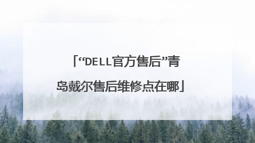 “DELL官方售后”青岛戴尔售后维修点在哪