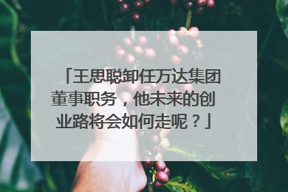 王思聪卸任万达集团董事职务，他未来的创业路将会如何走呢？