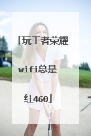 玩王者荣耀wifi总是红460