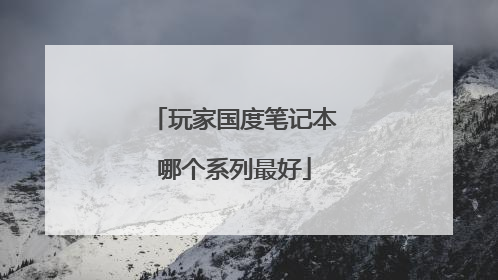 玩家国度笔记本哪个系列最好