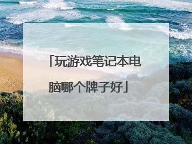 玩游戏笔记本电脑哪个牌子好