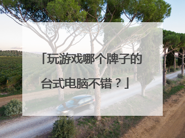 玩游戏哪个牌子的台式电脑不错？