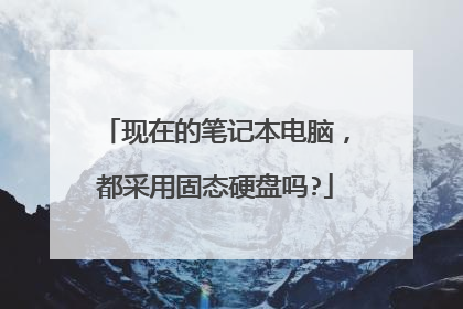 现在的笔记本电脑,都采用固态硬盘吗?