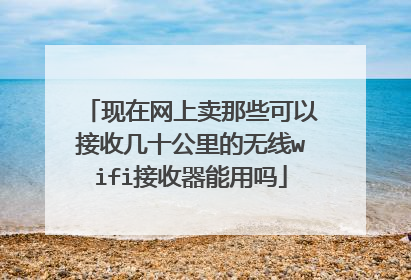 现在网上卖那些可以接收几十公里的无线wifi接收器能用吗