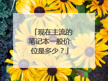 现在主流的笔记本一般价位是多少?