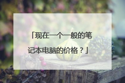 现在一个一般的笔记本电脑的价格？