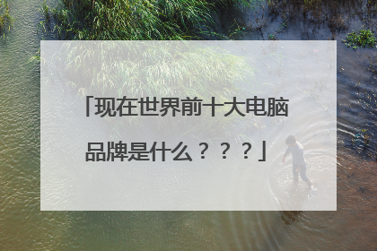 现在世界前十大电脑品牌是什么???
