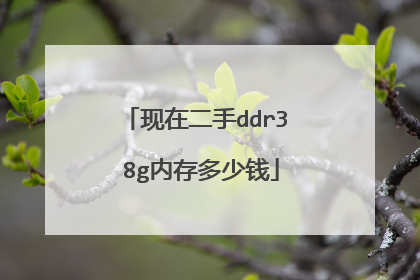 现在二手ddr3 8g内存多少钱