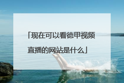 现在可以看德甲视频直播的网站是什么