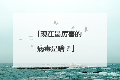 现在最厉害的病毒是啥?