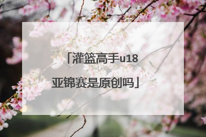 灌篮高手u18亚锦赛是原创吗