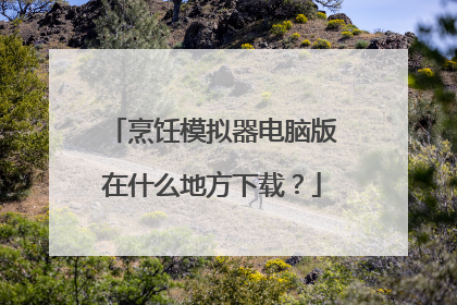 烹饪模拟器电脑版在什么地方下载?