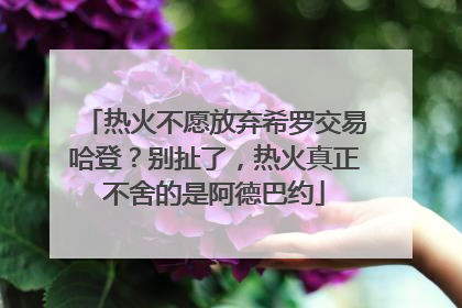 热火不愿放弃希罗交易哈登？别扯了，热火真正不舍的是阿德巴约