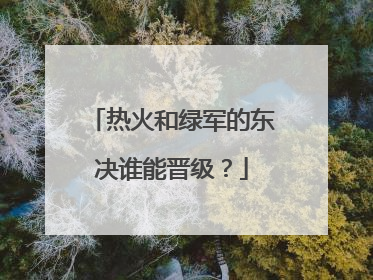 热火和绿军的东决谁能晋级？