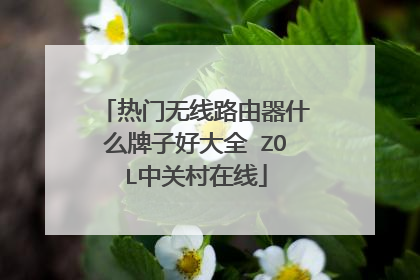 热门无线路由器什么牌子好大全 ZOL中关村在线